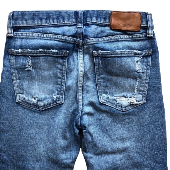 Moussy Vintage Jeans Women’s Distressed Skinny Size 25 - Picture 5 of 10